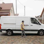 delivering the stone worktop offcuts to your door